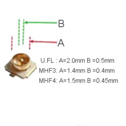 IPEX IPX UFL U.FL PCB Antenna Connector Splitter