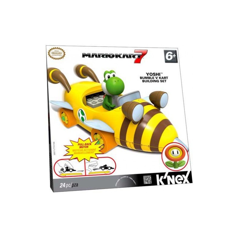 K'nex Mario Kart 7 Yoshi Bumble V Kart Building Set (2013 Collectible!)