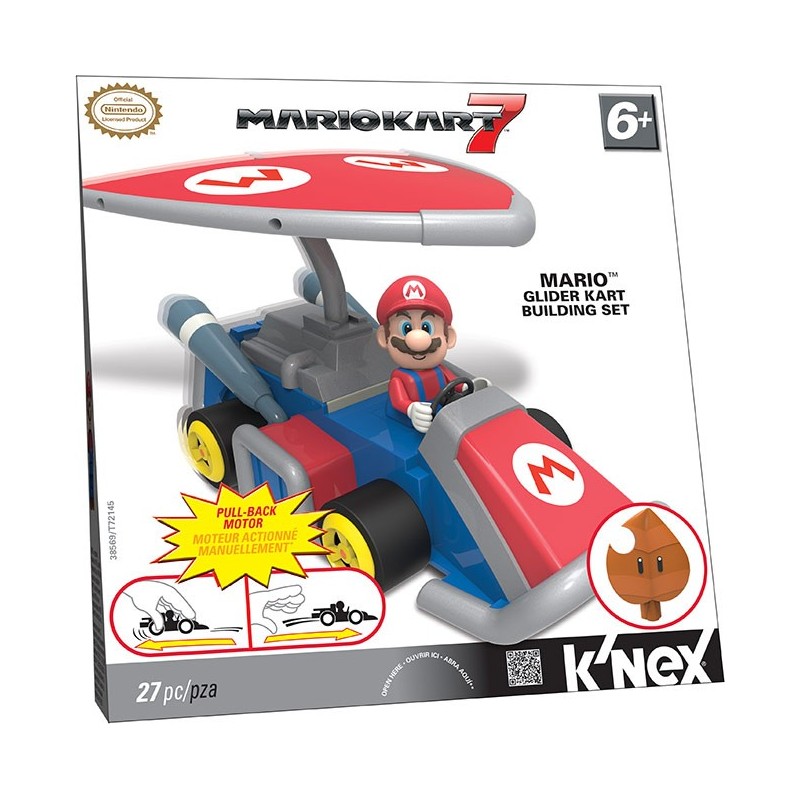 K'nex Mario Kart 7 Mario Glider Kart Building set ( 2013 Collectible)