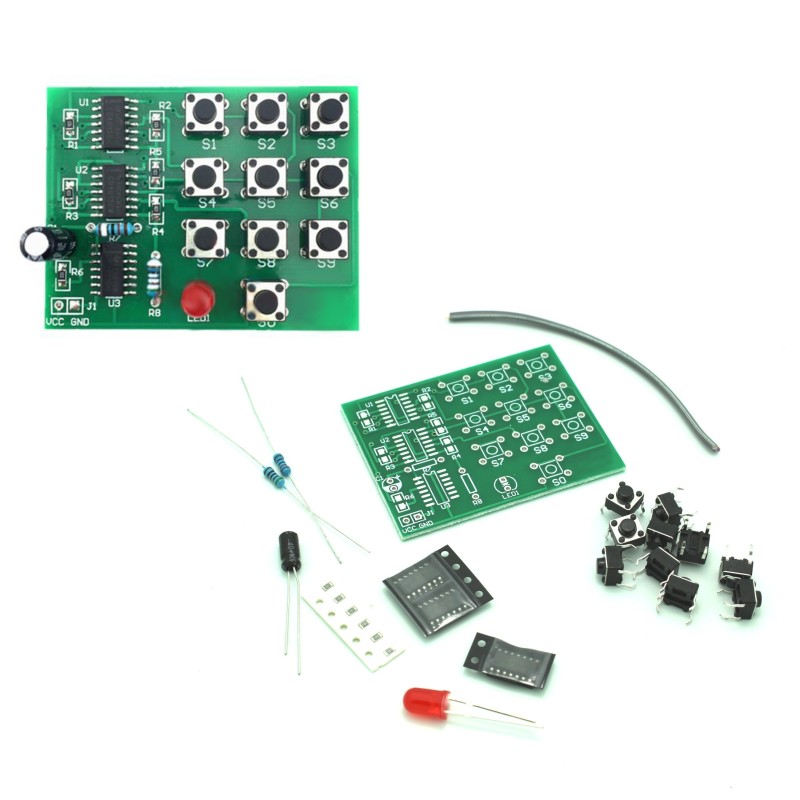 Password Code Combination Keypad Button Matrix Soldering Kit DIY