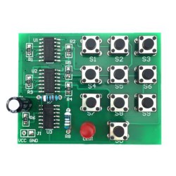 Password Code Combination Keypad Button Matrix Soldering Kit DIY