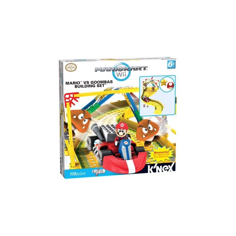 Collectible K'nex Mario Kart Mario vs. Goombas Building Set