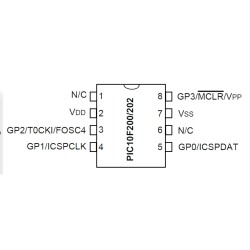 PIC10F200 PIC Microcontroller
