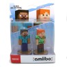 Minecraft Steve and Alex 2-pack Amiibo Nintendo Super Smash Bros