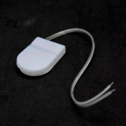White 2032 Coin Cell Battery Holder with ON/OFF switch - 3V