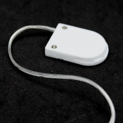 White 2032 Coin Cell Battery Holder with ON/OFF switch - 3V