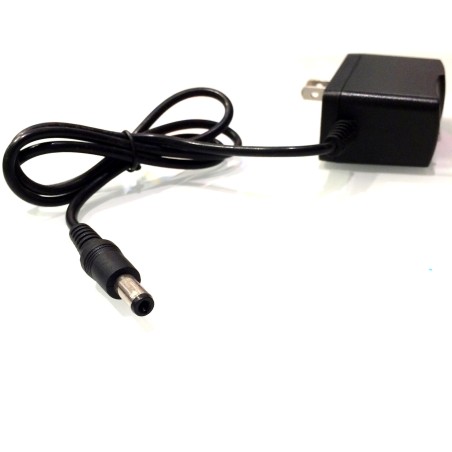 12V DC Power Adapter: 2.1 x 5.5 mm