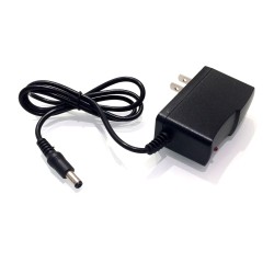 12V DC Power Adapter: 2.1 x 5.5 mm