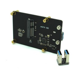 mSATA SSD Shield for Raspberry Pi 4 X857 v2.0