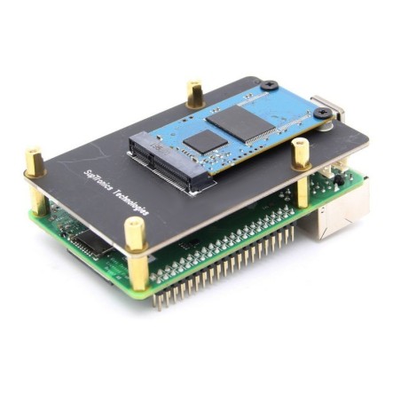 Raspberry X857 V1.2 mSATA SSD Shield Expansion Board for Raspberry Pi 4B ( 4 Model B )