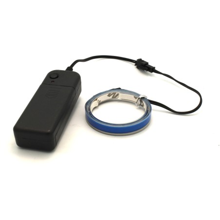 Thin Blue EL Tape + Battery Pack (3.28ft)