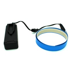 Blue EL Tape + Battery Pack (14mm Wide x 2ft)