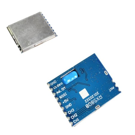 RX5808 Wireless FPV Video / Audio Receiver Module 5.8GHz 3.5V AV