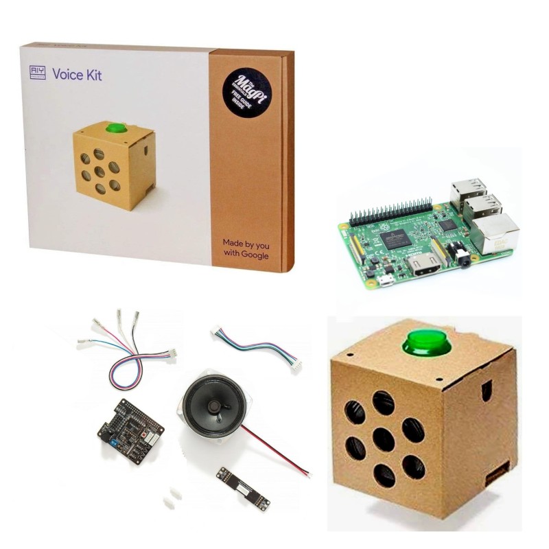 Google Aiy Voice Kit V1 (Raspberry Pi 3 included)