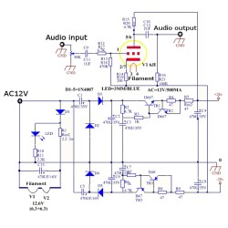 Vacuum Tube Stereo Amplifier Kit