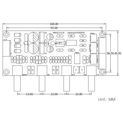 NE5532 Pre-Amplifier Preamp with Treble, Alto, Bass and Volume Dials