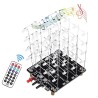 3D LED Cube Kit: 4x4x4