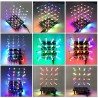3D LED Cube Kit: 4x4x4 RGB with Remote and Music