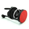Bike Airtag Holder Mount Reflector Red Round