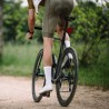 Bike Airtag Holder Mount Reflector Red Round