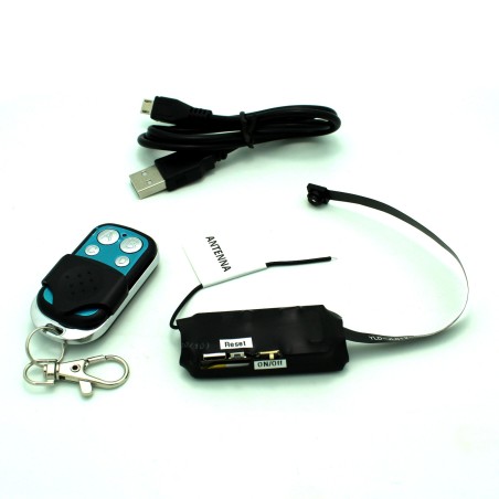 Hidden Spy Camera Recording Set with Remote