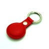 Keychain for AirTag PU Leather Holder