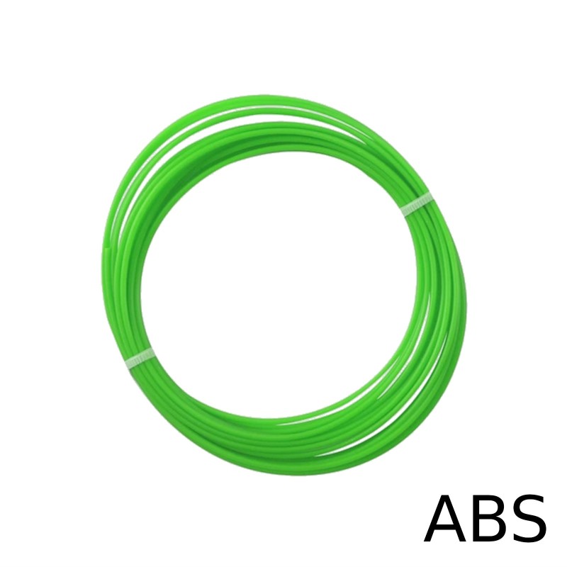 Flourescent Green ABS Filament 1.75mm 40g 3D Printer
