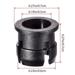 Black Plastic LED Holder (5 pack)