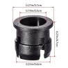 Black Plastic LED Holder (5 pack)