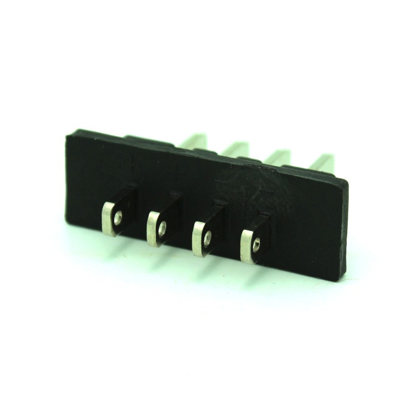 Ebike 4 Pin Male Battery Power Discharge Replacement Solder Connector Hailong Straight Square