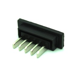 Ebike 5 Pin Male Battery Power Discharge Replacement Solder Connector Hailong Straight Square