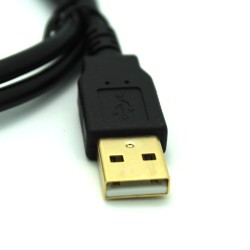 Gold Plated 3ft USB A to B Cable (Arduino USB Cable) 2.0 A Male to B Male 28/24awg