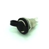 Durable 5.5x2.1mm Weatherproof Round Panel Mount DC Jack with Rubber Plug