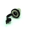 Durable 5.5x2.1mm Weatherproof Round Panel Mount DC Jack with Rubber Plug