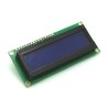 Soldered 16x2 LCD Module with White Text and Blue Backlight)