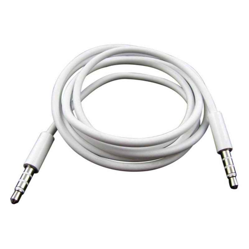 Audio Cable (Male to Male 3.5mm 1/8" 4 Pole): 1m / 3.28 feet