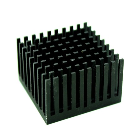 40mm x 40mm x 25mm Heatsink: Aluminum Black