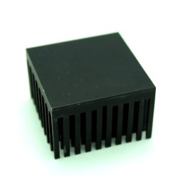 40mm x 40mm x 25mm Heatsink: Aluminum Black