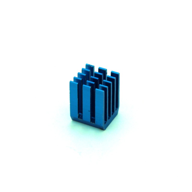 Blue 9mm x 9mm x 12mm Heatsink for Raspberry Pi