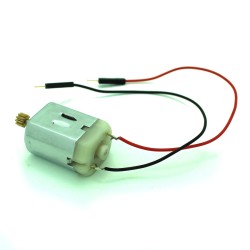 DC Motor with Brass Gear and Wire Leads TT