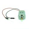 DC Motor with Brass Gear and Wire Leads TT