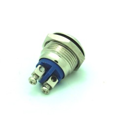 Screw Terminal Push Button Switch 1NO Shockproof Metal Momentary Durable