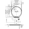 Round RGB TTL TFT Display - 2.1" 480x480 - No Touchscreen