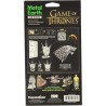 ICONX Game of Thrones House Stark Sigil 3D Laser Cut Steel Model Kit