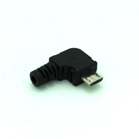 Right Angle MicroUSB Cable Solder Connector