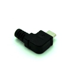 Right Angle MicroUSB Cable Solder Connector