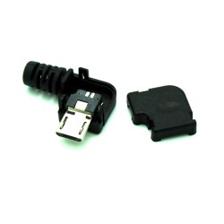 Right Angle MicroUSB Cable Solder Connector