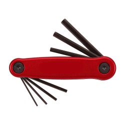 7 Piece Foldable Hex Key Allen Key Set Folding Multitool 1/16 to 7/32