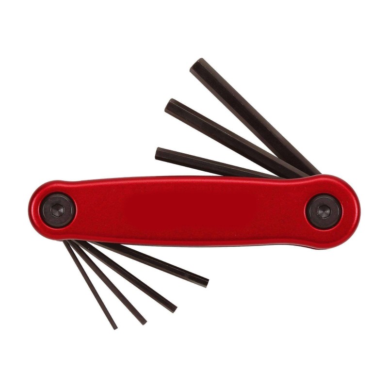 7 Piece Foldable Hex Key Allen Key Set Folding Multitool 1/16 to 7/32
