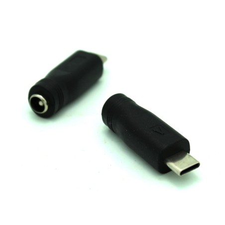 Female DC 5.5x2.1mm to USB C Plug Adapter for Raspberry Pi 5